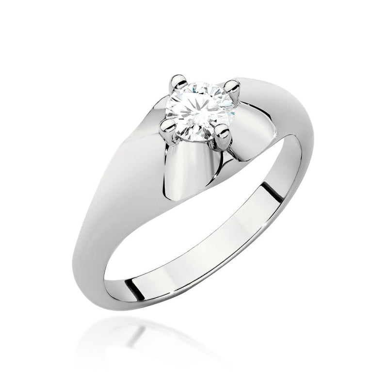 Inel Aur 14K cu Diamant de Laborator 0.40 ct, imaginea 4 din 9