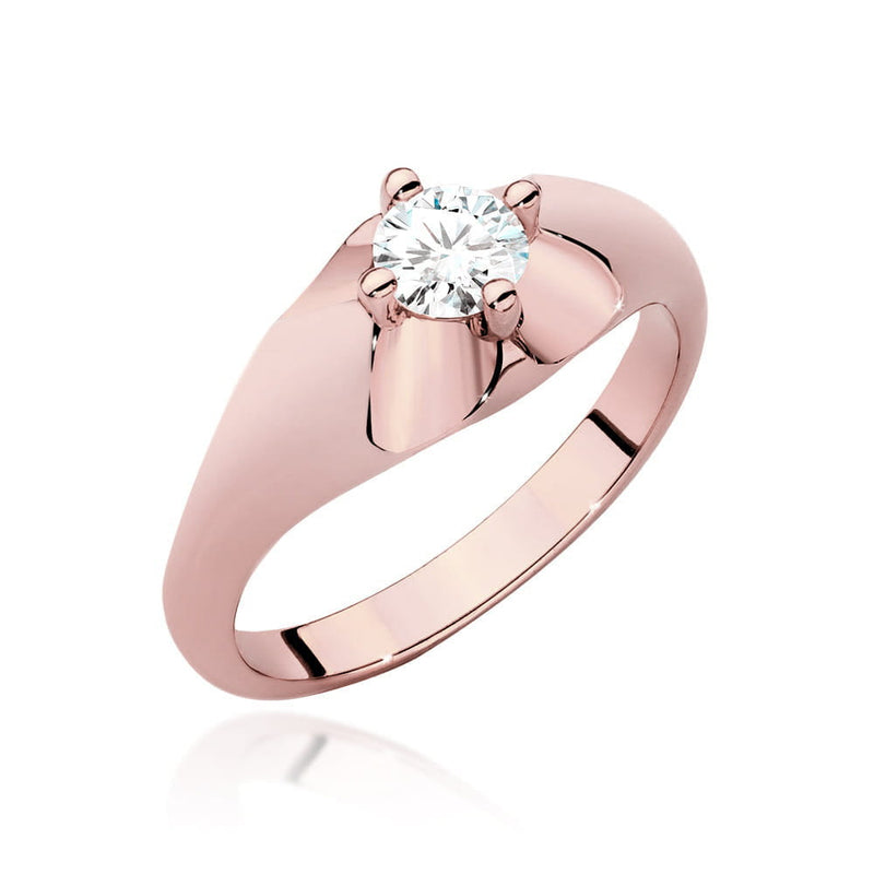 Inel Aur 14K cu Diamant de Laborator 0.40 ct, imaginea 7 din 9