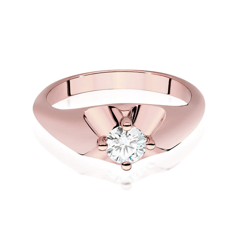 Inel Aur 14K cu Diamant de Laborator 0.40 ct, imaginea 8 din 9