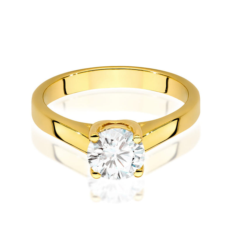 Inel Aur 14K cu Diamant de Laborator 1.00 ct, imaginea 2 din 9