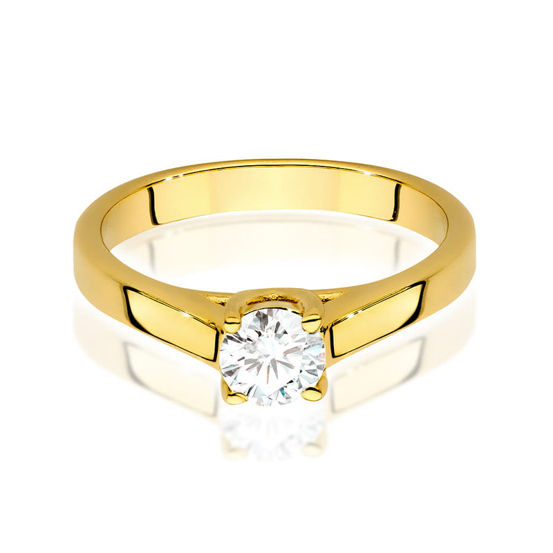 Inel Aur 14K cu Diamant de Laborator 0.50 ct, imaginea 2 din 9