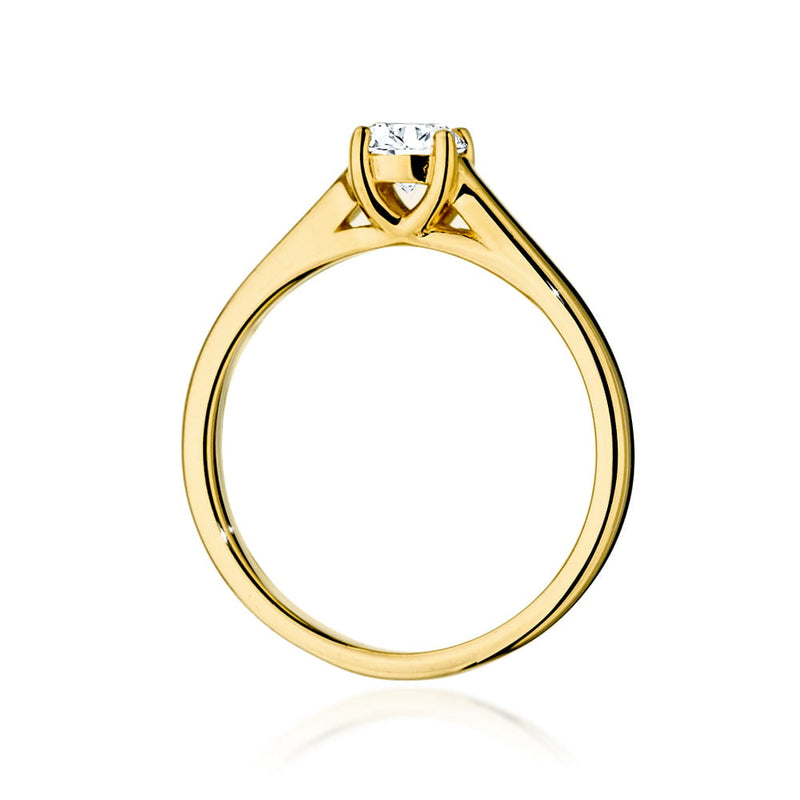 Inel Aur 14K cu Diamant de Laborator 0.40 ct, imaginea 2 din 9