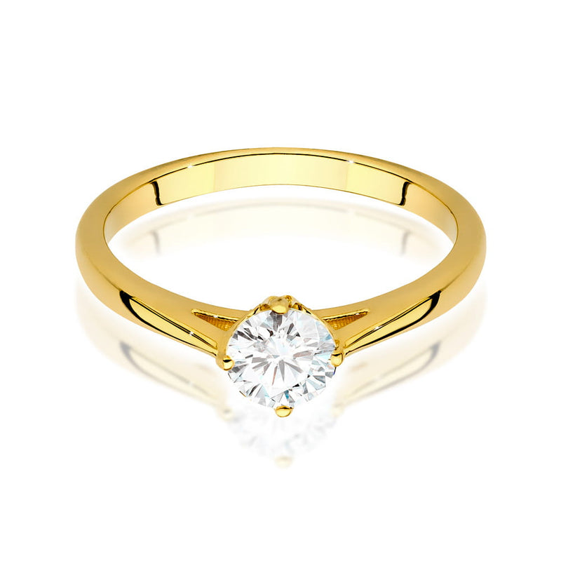 Inel Aur 14K cu Diamant de Laborator 0.50 ct, imaginea 2 din 9