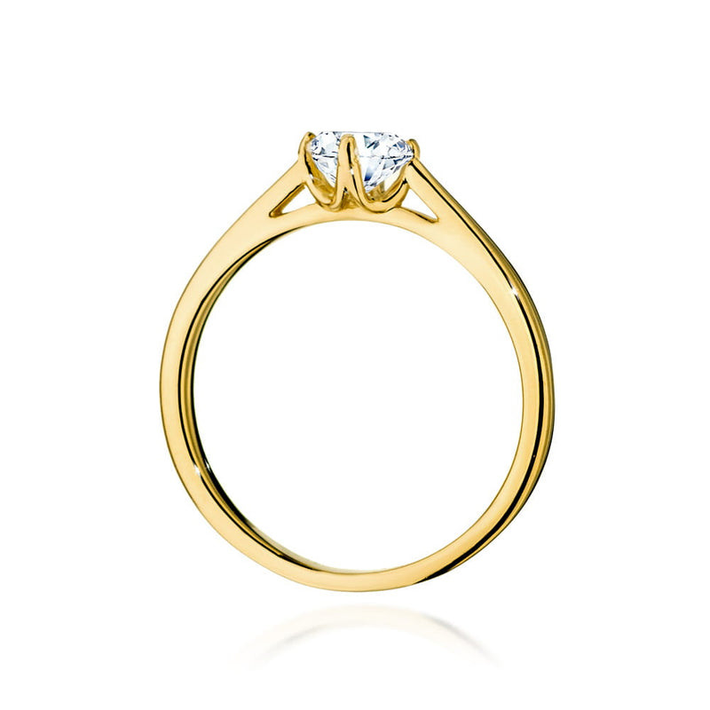 Inel Aur 14K cu Diamant de Laborator 0.50 ct, imaginea 3 din 9