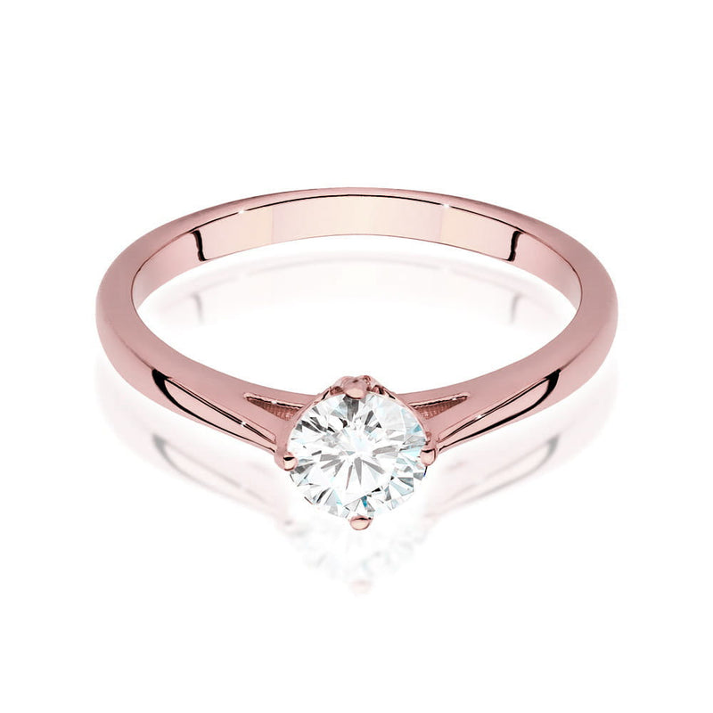 Inel Aur 14K cu Diamant de Laborator 0.50 ct, imaginea 8 din 9