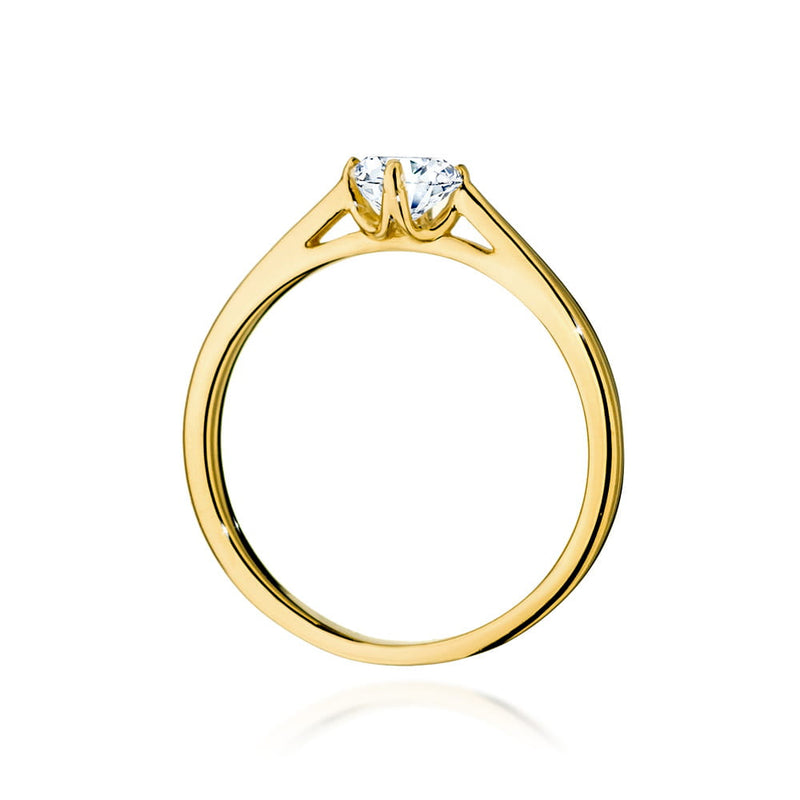 Inel Aur 14K cu Diamant de Laborator 0.40 ct, imaginea 3 din 9