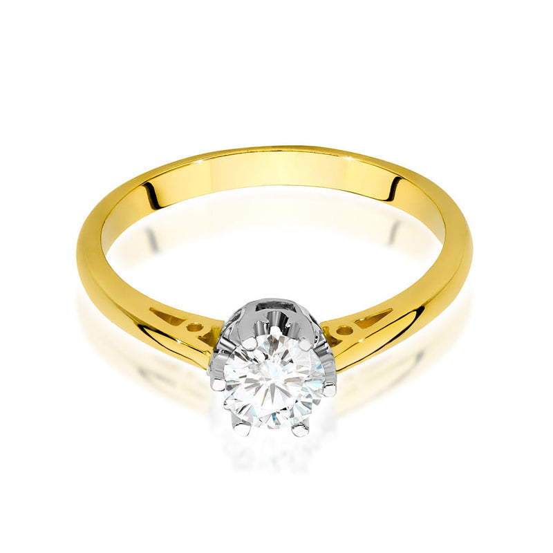 Inel Aur 14K cu Diamant de Laborator 0.50 ct, imaginea 2 din 9