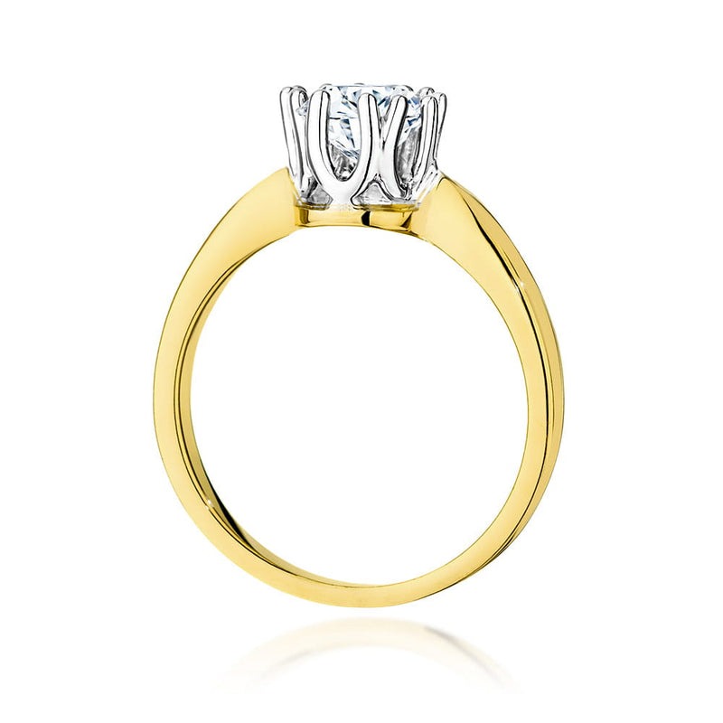 Inel Aur 14K cu Diamant de Laborator 0.70 ct, imaginea 3 din 9
