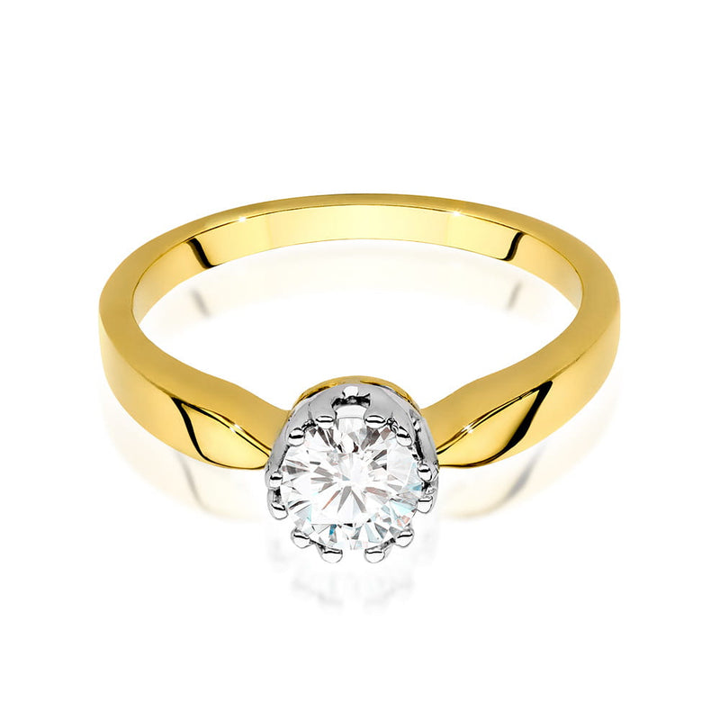 Inel Aur 14K cu Diamant de Laborator 0.50 ct, imaginea 2 din 9