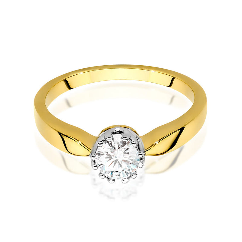 Inel Aur 14K cu Diamant de Laborator 0.40 ct, imaginea 2 din 9