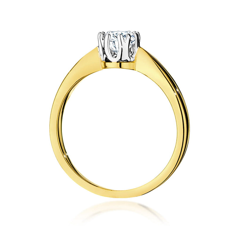 Inel Aur 14K cu Diamant de Laborator 0.40 ct, imaginea 3 din 9