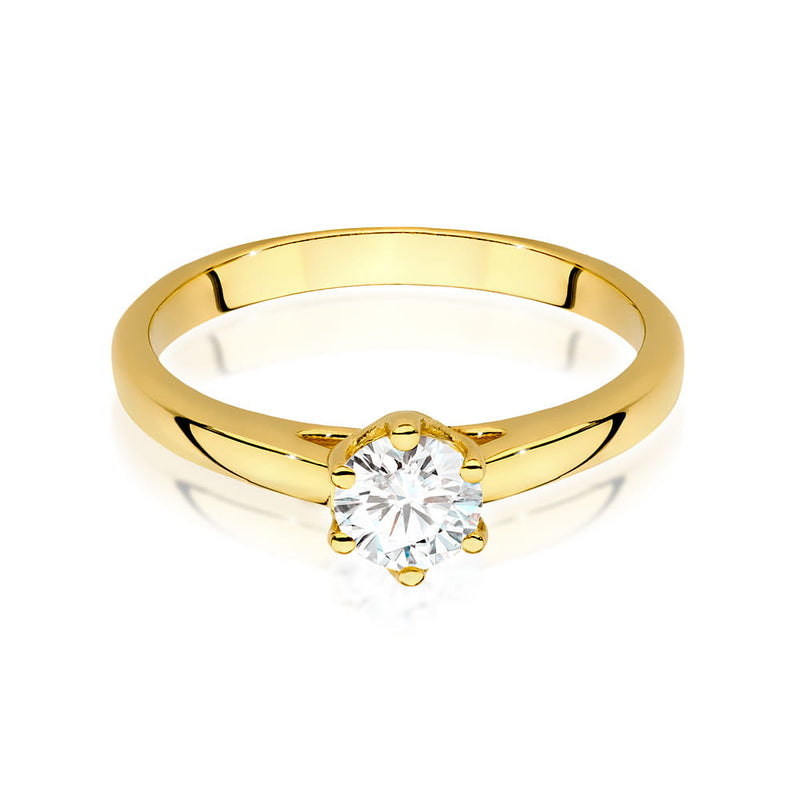 Inel Aur 14K cu Diamant de Laborator 0.50 ct, imaginea 2 din 8