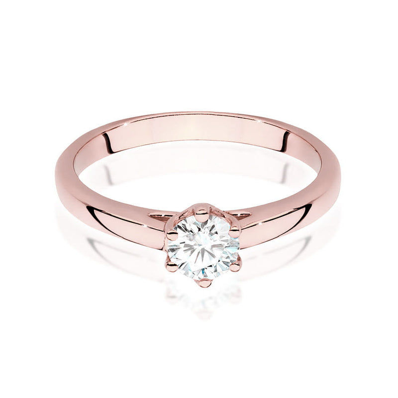 Inel Aur 14K cu Diamant de Laborator 0.40 ct, imaginea 8 din 9