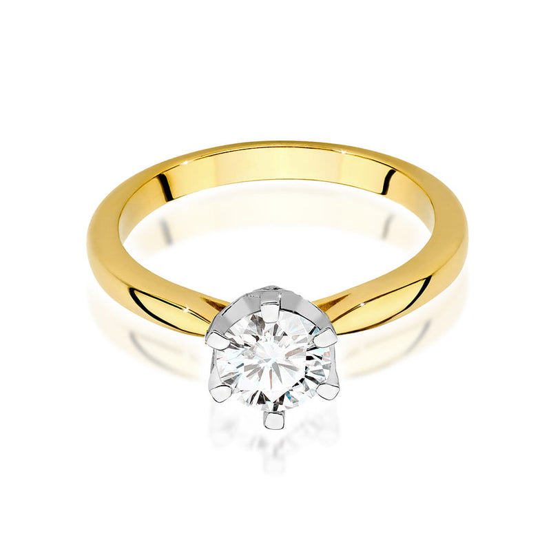 Inel Aur 14K cu Diamante de Laborator 0.76 ct, imaginea 2 din 9