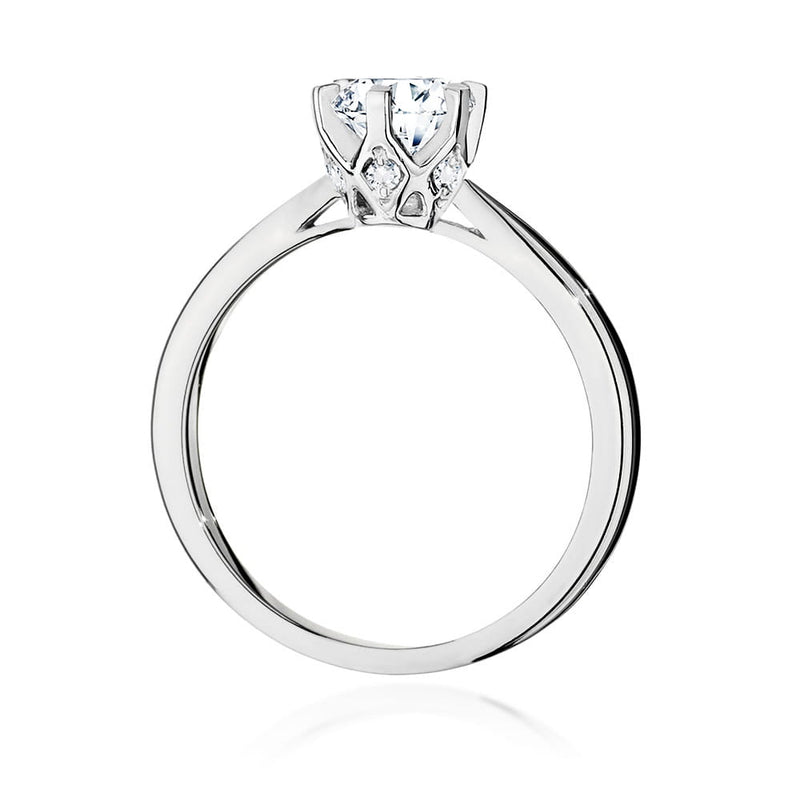 Inel Aur 14K cu Diamante de Laborator 0.76 ct, imaginea 6 din 9