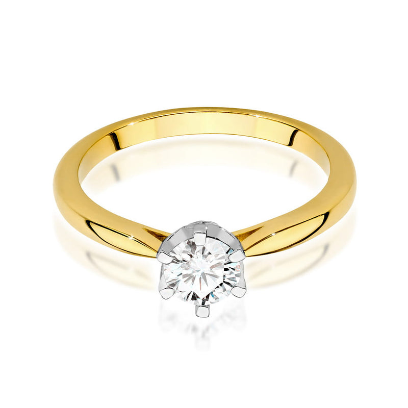 Inel Aur 14K cu Diamante de Laborator 0.56 ct, imaginea 2 din 9