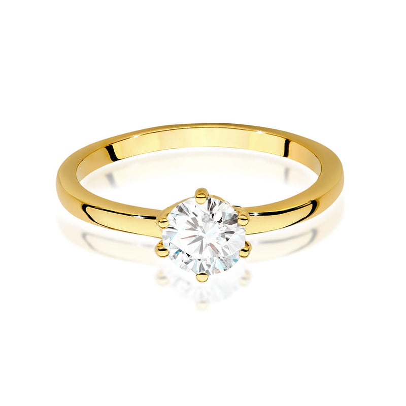 Inel Aur 14K cu Diamant de Laborator 0.70 ct, imaginea 2 din 9