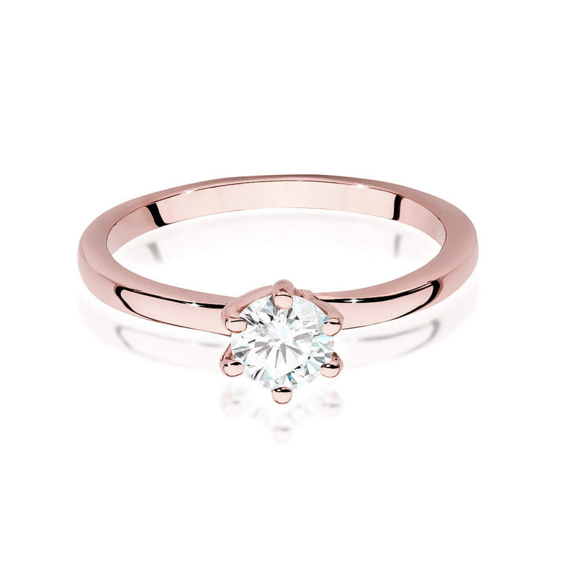 Inel Aur 14K cu Diamant de Laborator 0.50 ct, imaginea 8 din 9