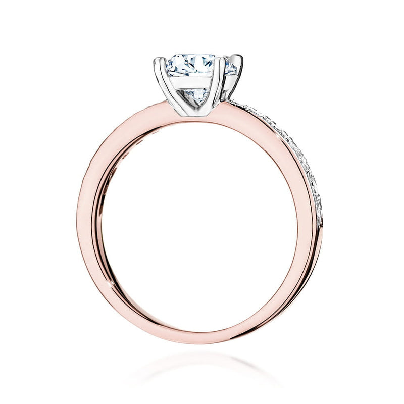 Inel Aur 14K cu Diamante de Laborator 1.24 ct, imaginea 9 din 9