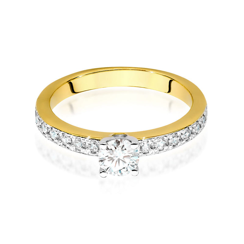 Inel Aur 14K cu Diamante de Laborator 0.70 ct, imaginea 2 din 9