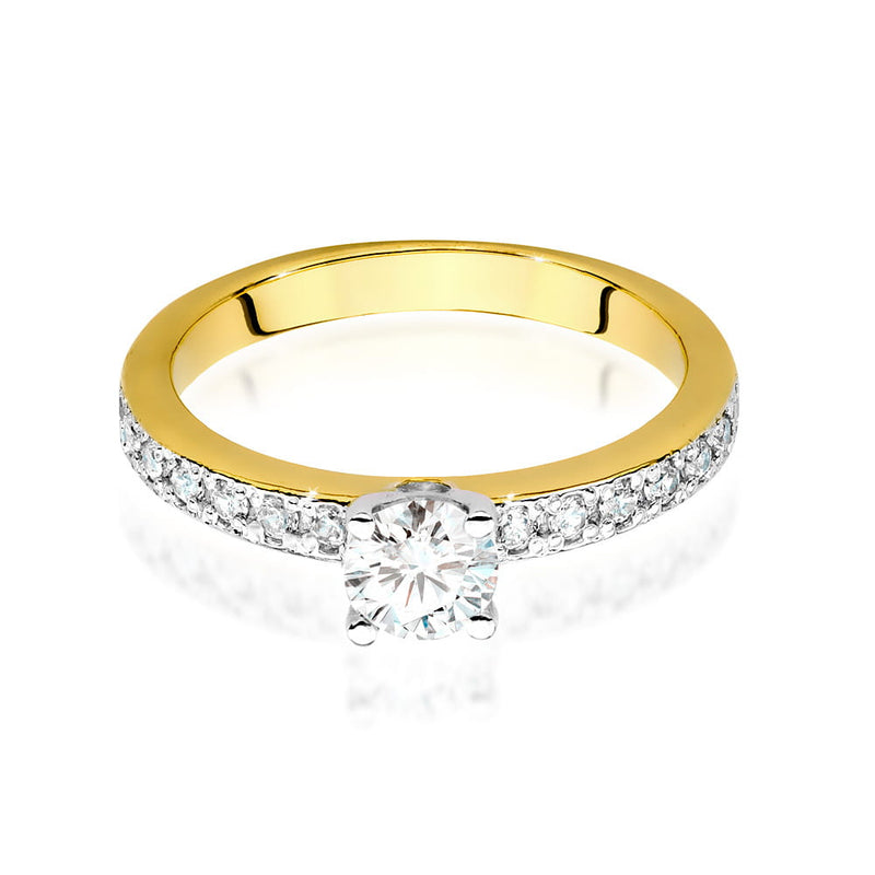 Inel Aur 14K cu Diamante de Laborator 0.60 ct, imaginea 2 din 9
