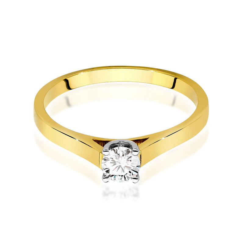 Inel Aur 14K cu Diamant de Laborator 0.40 ct, imaginea 2 din 9
