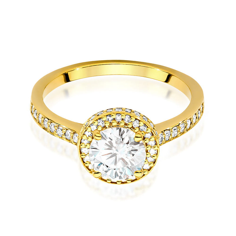Inel Aur 14K cu Diamante de Laborator 1.38 ct, imaginea 2 din 9