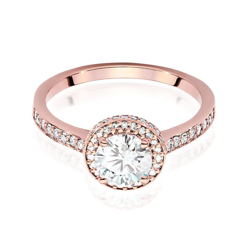 Inel Aur 14K cu Diamante de Laborator 1.08 ct, imaginea 8 din 9
