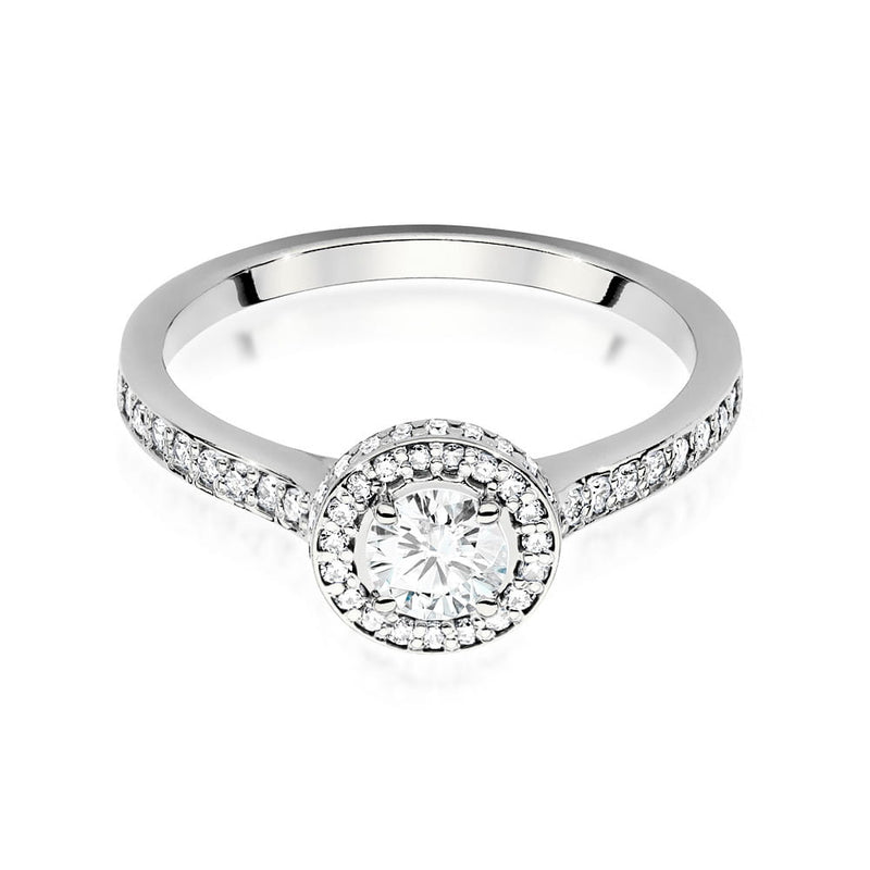 Inel Aur 14K cu Diamante de Laborator 0.74 ct, imaginea 5 din 9