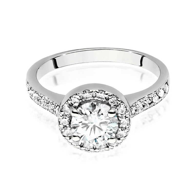 Inel Aur 14K cu Diamante de Laborator 1.08 ct, imaginea 5 din 9