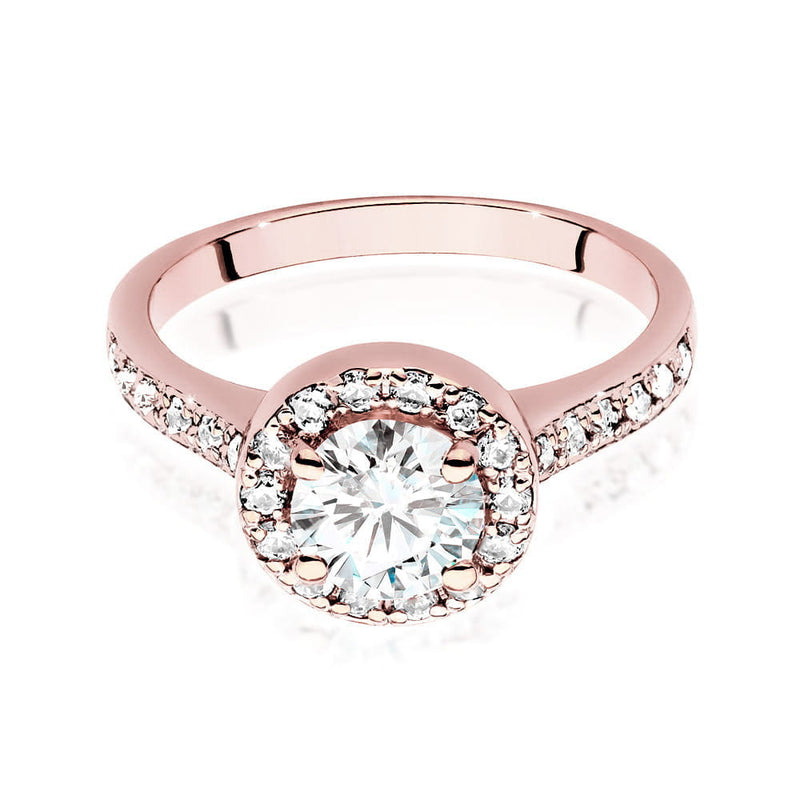 Inel Aur 14K cu Diamante de Laborator 1.08 ct, imaginea 8 din 9