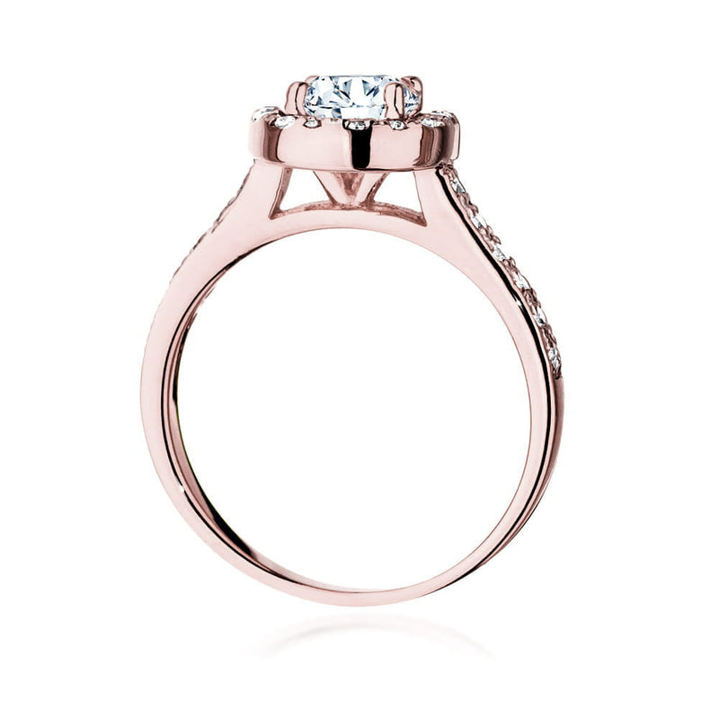 Inel Aur 14K cu Diamante de Laborator 1.08 ct, imaginea 9 din 9