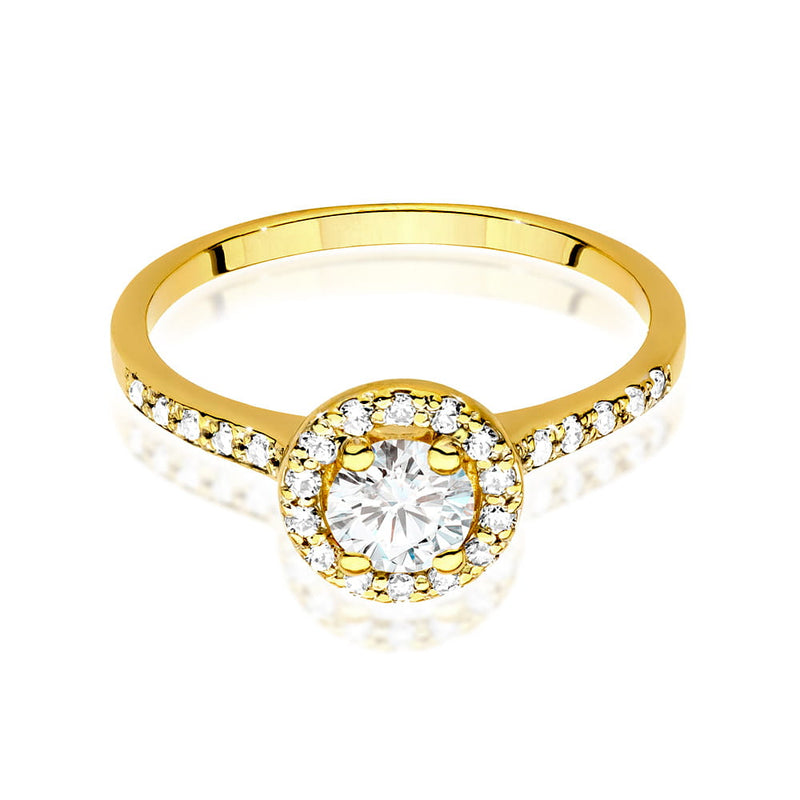 Inel Aur 14K cu Diamante de Laborator 0.74 ct, imaginea 2 din 9