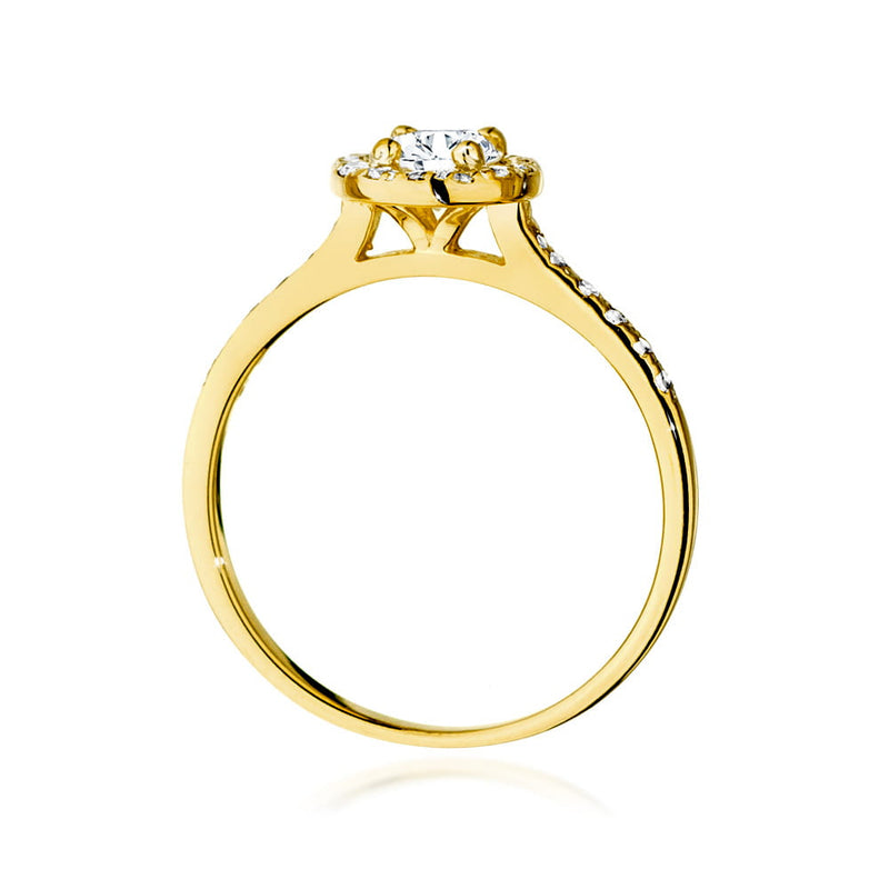 Inel Aur 14K cu Diamante de Laborator 0.74 ct, imaginea 3 din 9