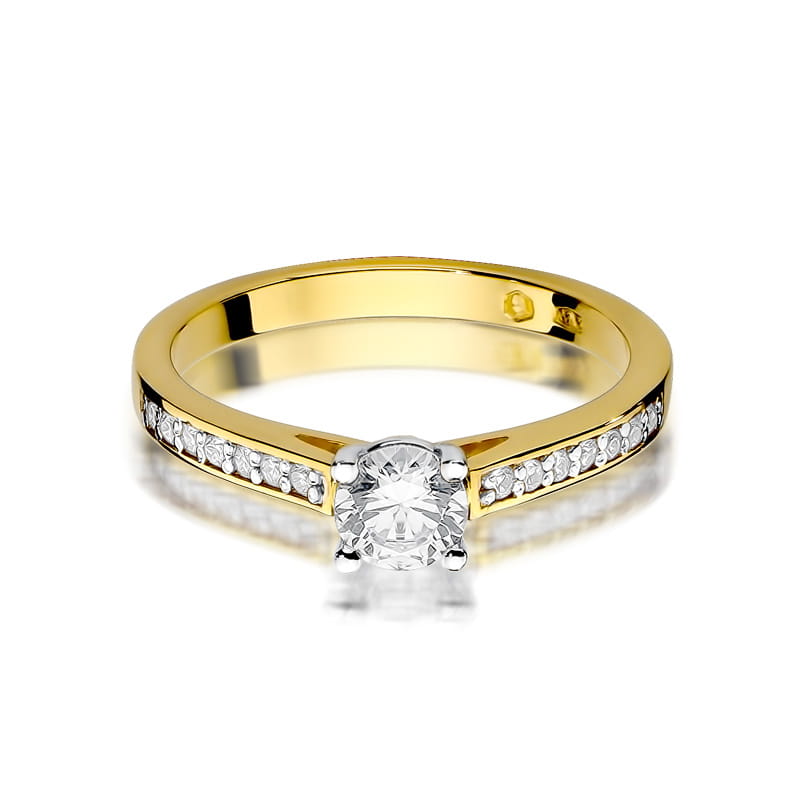 Inel Aur 14K cu Diamante Naturale 0.62 ct, imaginea 2 din 11