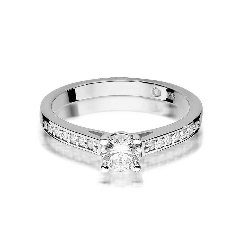 Inel Aur 14K cu Diamante Naturale 0.62 ct, imaginea 6 din 11