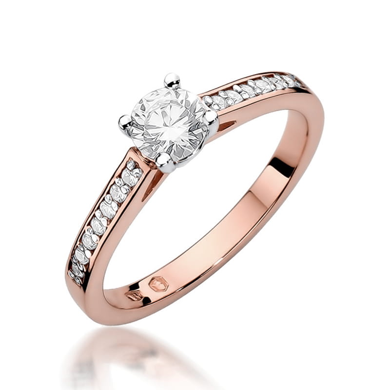 Inel Aur 14K cu Diamante Naturale 0.62 ct, imaginea 9 din 11