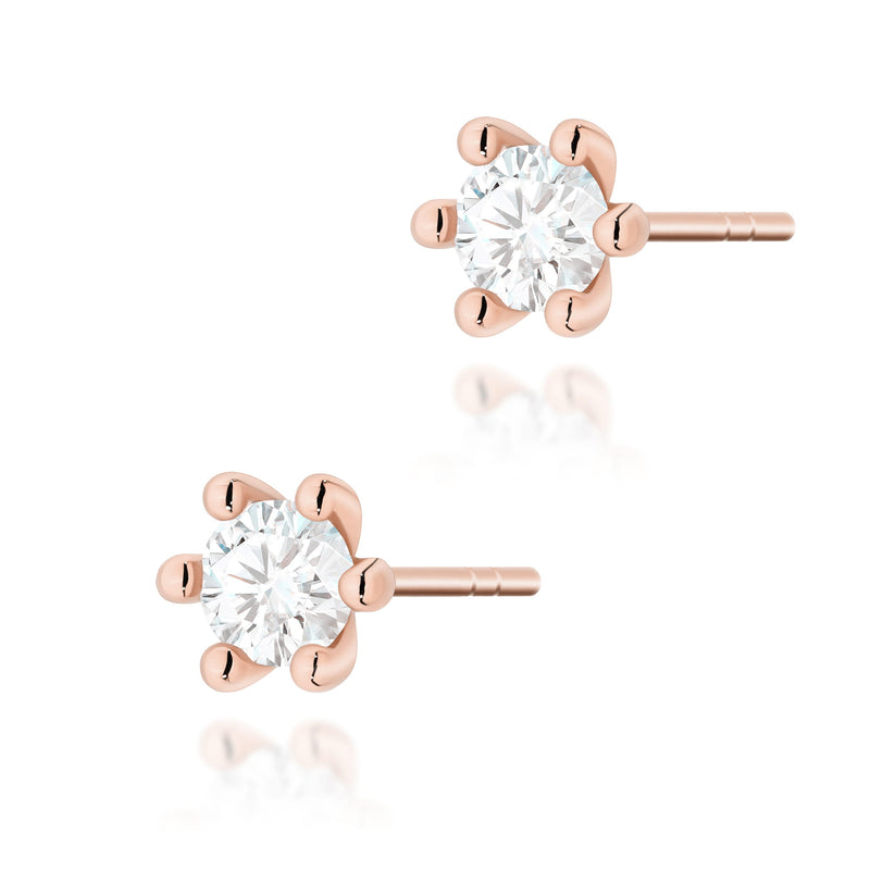 Cercei Aur 14K cu Diamant Natural 0.30 ct, imaginea 7 din 9