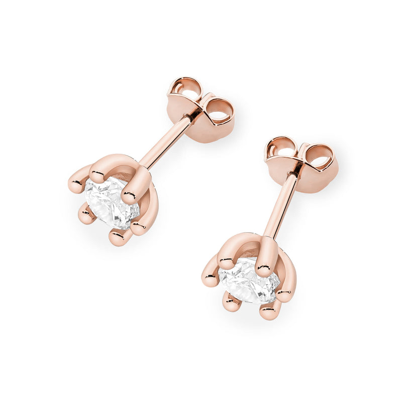 Cercei Aur 14K cu Diamant Natural 0.30 ct, imaginea 8 din 9