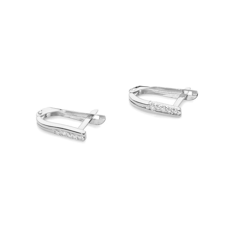 Cercei Aur 14K cu Diamante Naturale 0.15 ct, imaginea 4 din 5