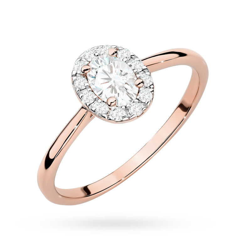 Inel Aur 14K cu Diamante Naturale 0.40 ct, imaginea 9 din 11