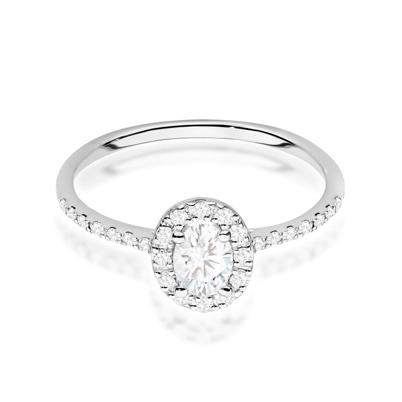Inel Aur 14K cu Diamante Naturale 0.47 ct, imaginea 6 din 11