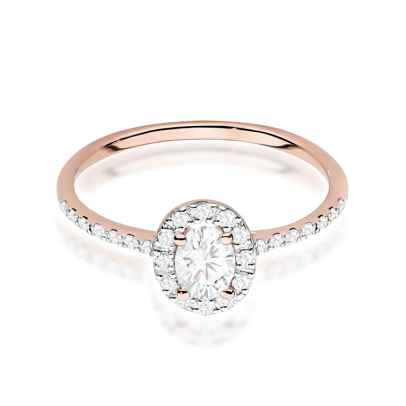 Inel Aur 14K cu Diamante Naturale 0.47 ct, imaginea 9 din 11