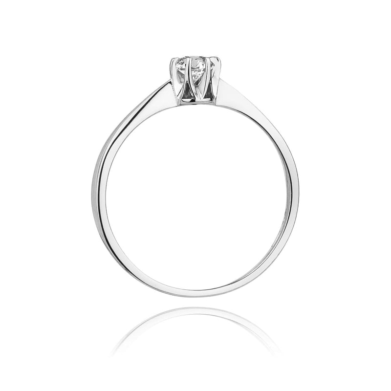 Inel Aur 14K cu Diamant Natural 0.15 ct, imaginea 11 din 11
