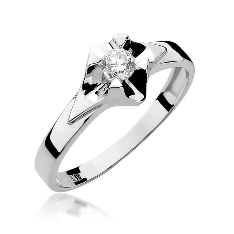 Inel Aur 14K cu Diamant Natural 0.20 ct, imaginea 5 din 11
