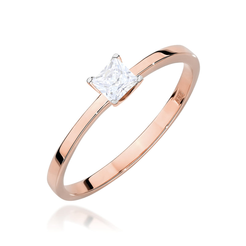 Inel Aur 14K cu Diamant Natural 0.30 ct, imaginea 9 din 12