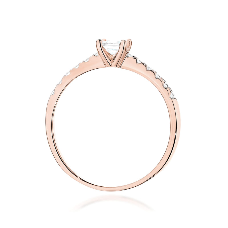 Inel Aur 14K cu Diamante Naturale 0.40 ct, imaginea 11 din 12