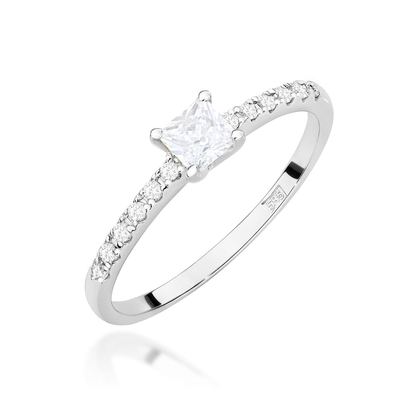 Inel Aur 14K cu Diamante Naturale 0.40 ct, imaginea 5 din 12