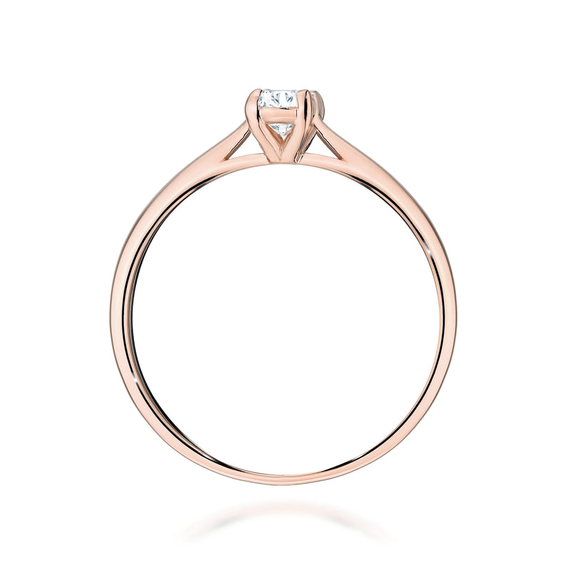 Inel Aur 14K cu Diamant Natural 0.30 ct, imaginea 11 din 12