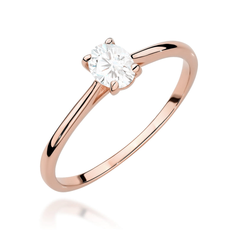 Inel Aur 14K cu Diamant Natural 0.30 ct, imaginea 9 din 12